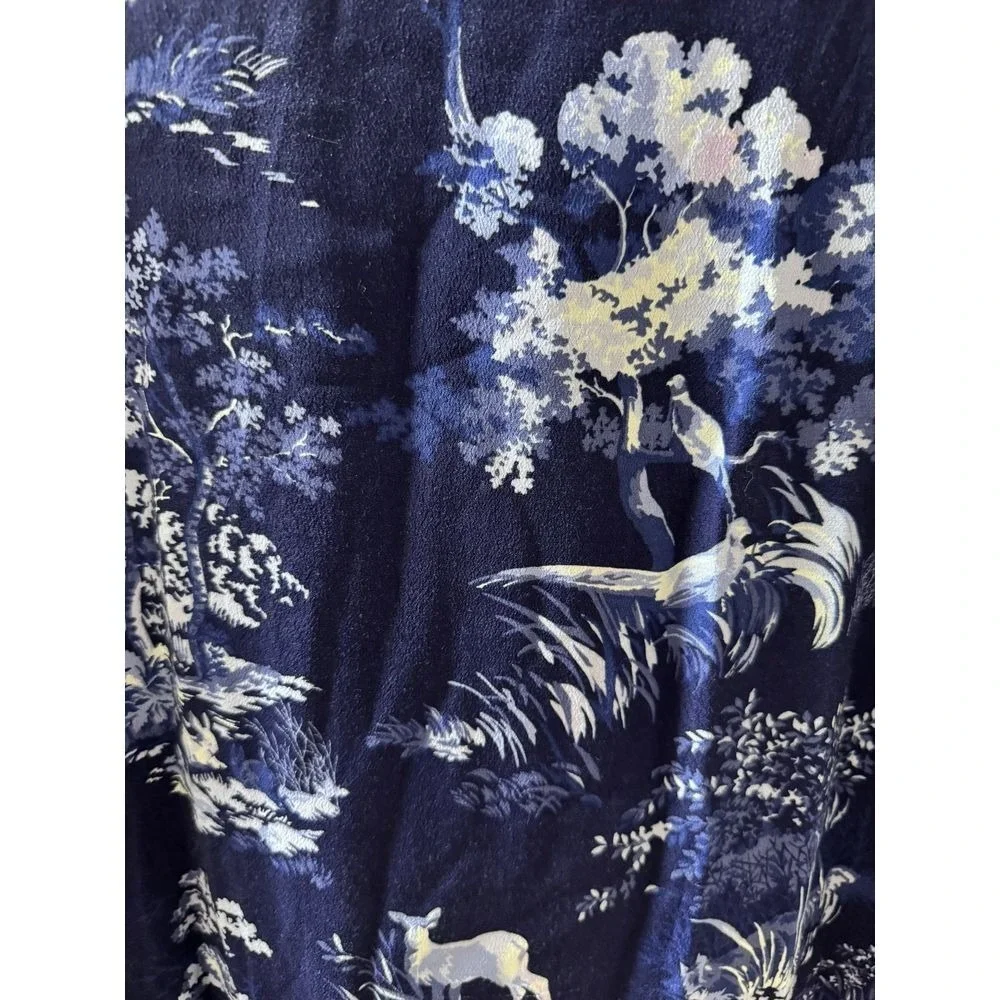 Joules Dress Size‎ 6 Deer Rabbit Print Chiffon Woodland Forest Fully Lined Shift - Picture 3 of 9